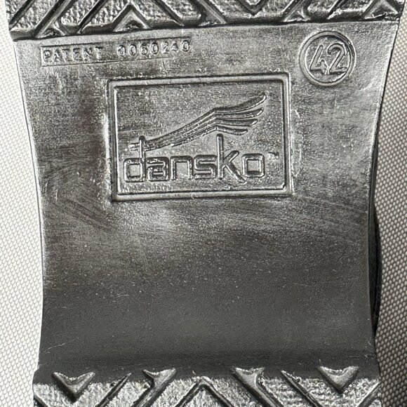 Dansko Professional Clogs Shoes Leather Slip On Black Oiled Womens 42 US 11.5/12 - Picture 8 of 10